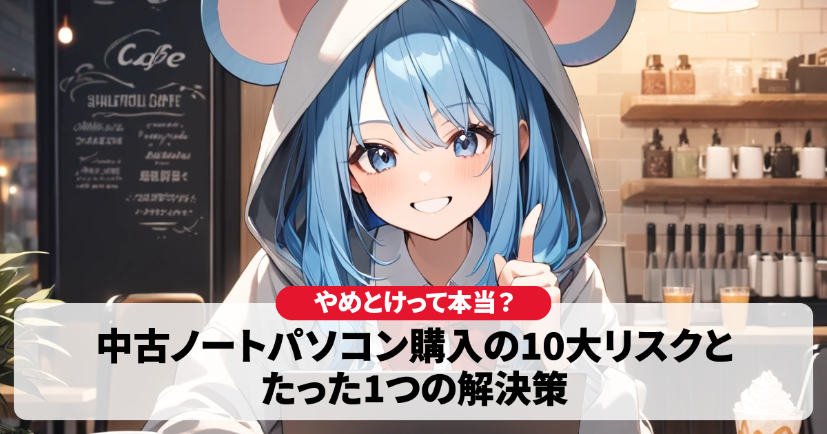 中古ノートパソコンはやめとけ？購入前に知るべき10大リスクとたった1つの解決策