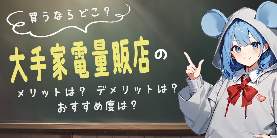 買うならどこ?④|大手家電量販店