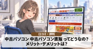 「中古パソコン直販」の口コミ・評判が少ない？それでもおすすめな理由・メリット・デメリットは？