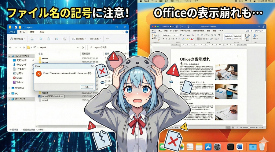 ファイル名ルールと互換性