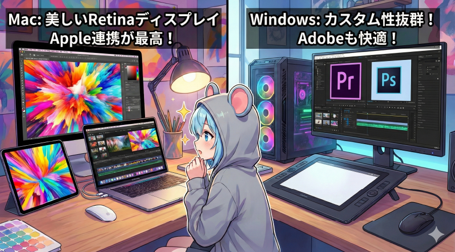 クリエイティブや動画編集