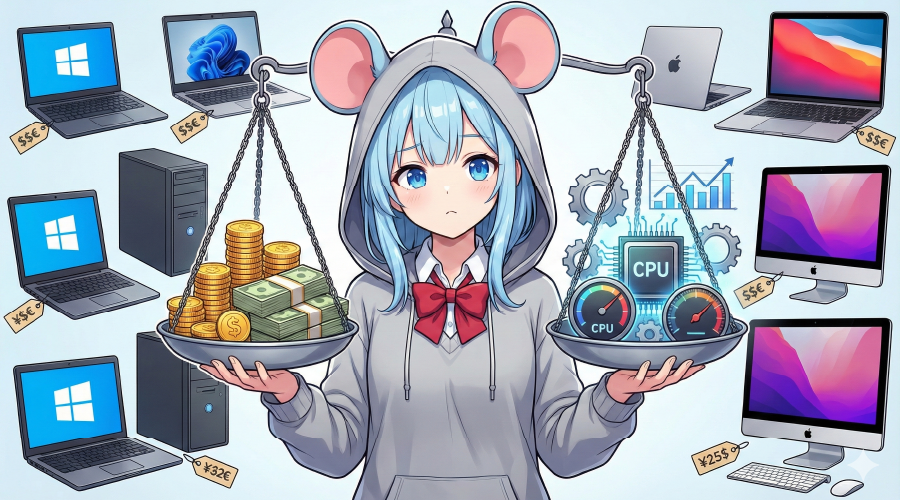 MacとWindows、コスパがいいのはどっち？